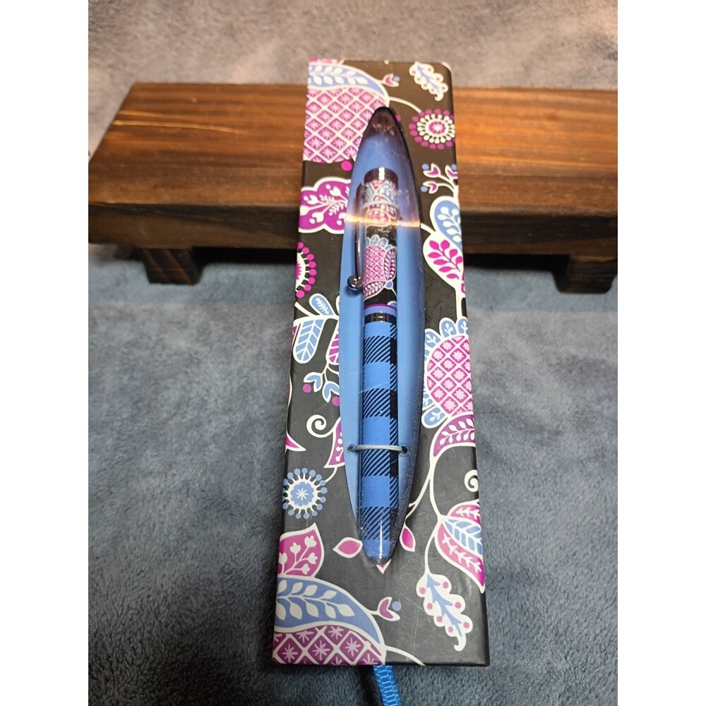 Vera Bradley Ballpoint Pens Lot of 2 Alpine Floral Midnight Paisley Boxed - Picture 2 of 13